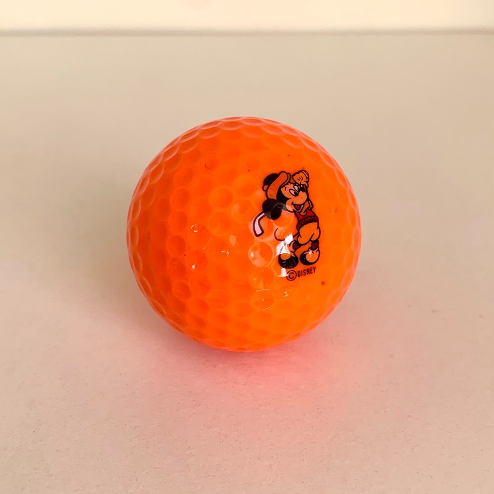 Vintage Disney Mickey Acushnet golf ball
